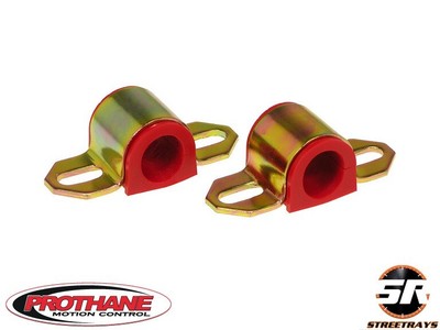 Prothane 19-1108 Universal Sway Bar Red Polyurethane Bushing ''A'' Bracket  (Red)