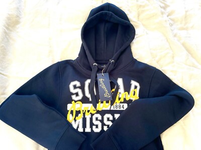 New Genuine Breitling Squad On A Mission Hoodie Top Navy, Size  Small UK
