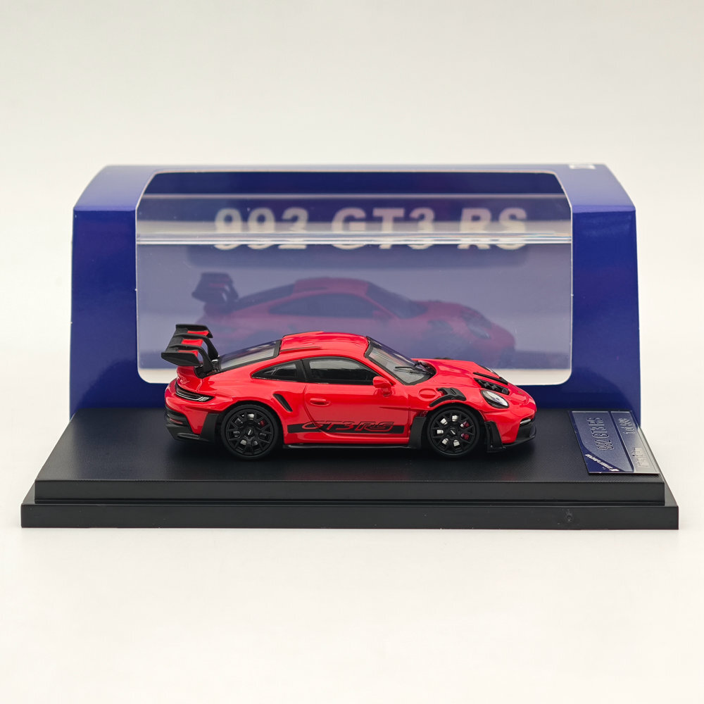 1:64 SW Porsche 992 GT3 RS Racing Sports Red Diecast Models Car