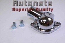Small Big Block Chevy Chrome Water Neck Thermostat Housing Temperature Port Sbc