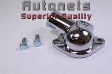 Small Big Block Chevy Chrome Water Neck Thermostat Housing Temperature Port SBC