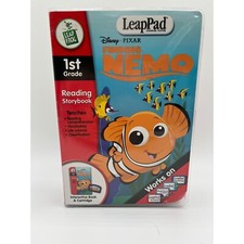 LeapFrog LeapPad 1st Grade Dinosaur  Nemo Interactive Books Cartridges Cards