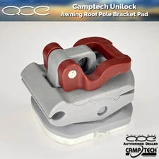Camptech Unilok Caravan Awning Pole Bracket Pads (Stepped/Flush Fit)