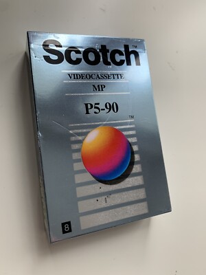 Scotch Video 8 Videocasette, MP P5-90, NEU, unbespielt, selten!