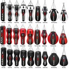 Maxx MAYA Leather Empty Punch Bag Kick Boxing MMA + Chains Unfilled