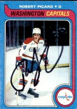 Robert Picard Signed Auto 1979-80 Topps card Montreal Canadiens