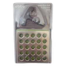 Ebbe Pro Square Drain Grate Cover - Brushed Nickel E4404 New Sealed