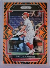 2022 Panini Prizm Bryce Harper Rare Tiger Stripes 🔥 