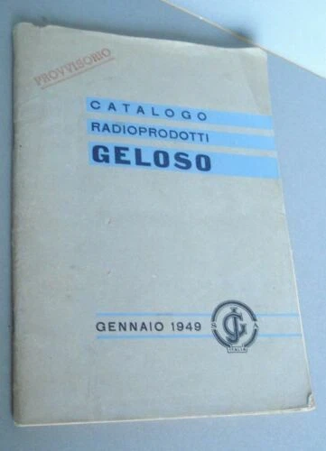 Radio d'epoca Geloso
