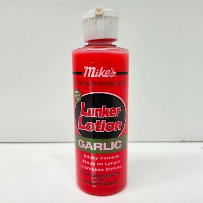 Atlas Mikes Lunker Lotion Garlic 6504 Fishing Scents 4 fl oz