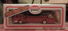 MODEL POWER FIRE FIGHTERS FIRE TRUCK DIE CAST FOR TRAIN HO 7767-1 NIB