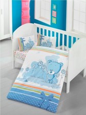 Bear Exim Baby Bettw&auml;sche Sets. 2 St&uuml;ck Bettbezug + Kissenbezug