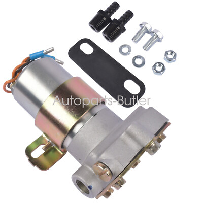 DM-643140 Electric Fuel Pump 12 V 14 PSI 140 GPH 3/8'' NPT Inlet & Outlets Chrome