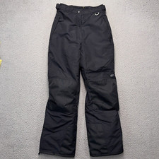 Slalom Snowboard Pants Women Medium Black Fleece Lined Waterproof Outdoor Ski