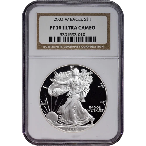 2002-W NGC PF70 UCAM American Silver Eagle Proof 5-011