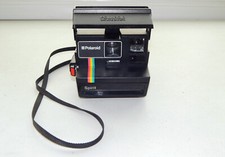  UNTESTED Polaroid Spirit 600 Land Camera Rainbow Stripe Made In The USA READ 