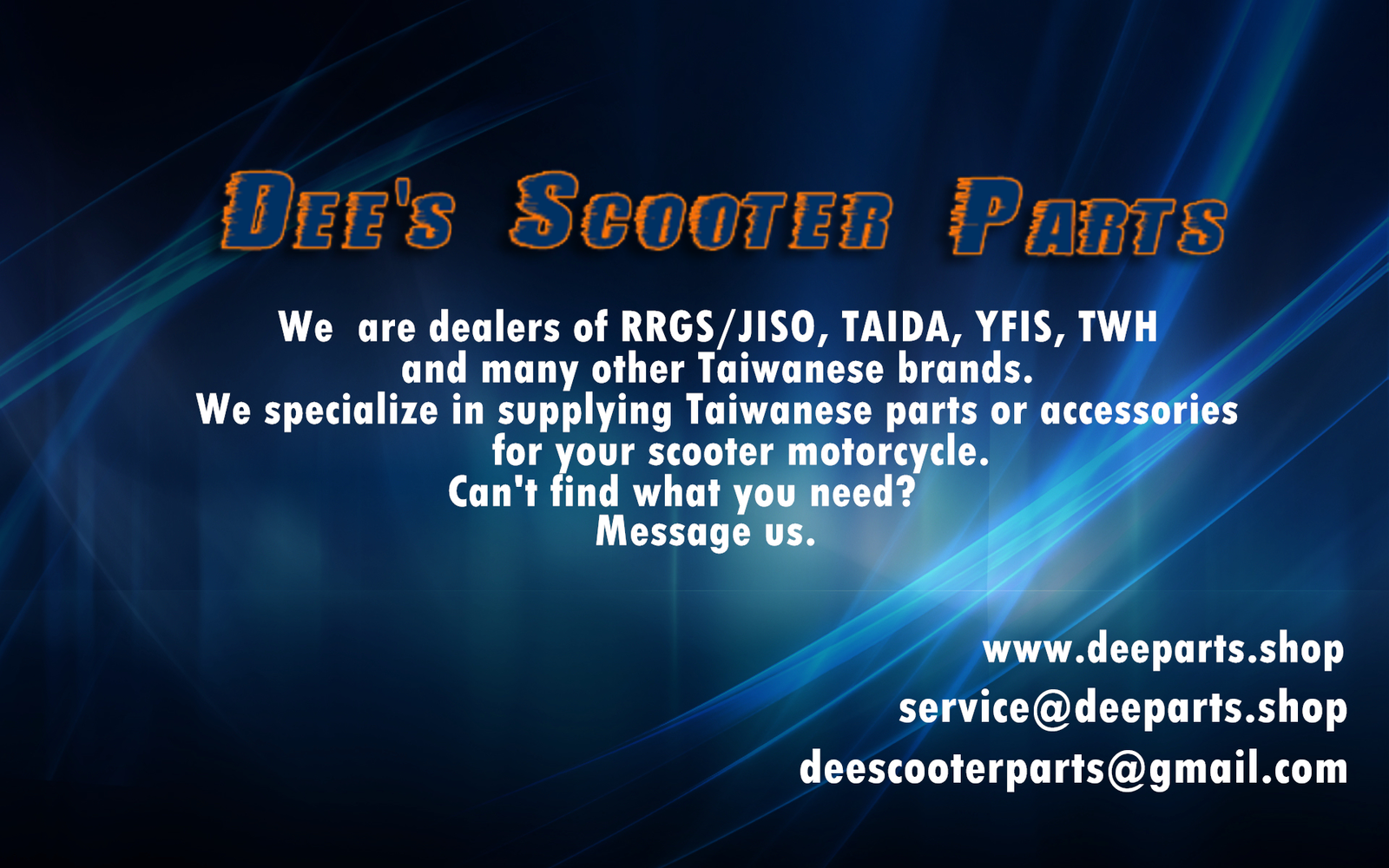 Dee's Scooter Parts eBay Stores