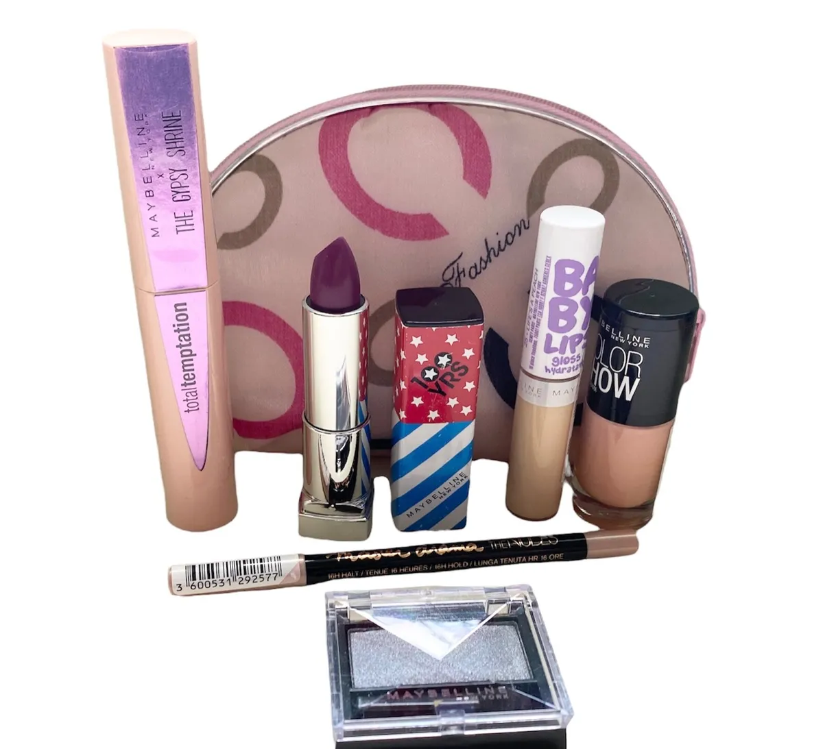 Maybelline Gift Set Make Up Bag Gifts for Her 7pc Set Cosmetics