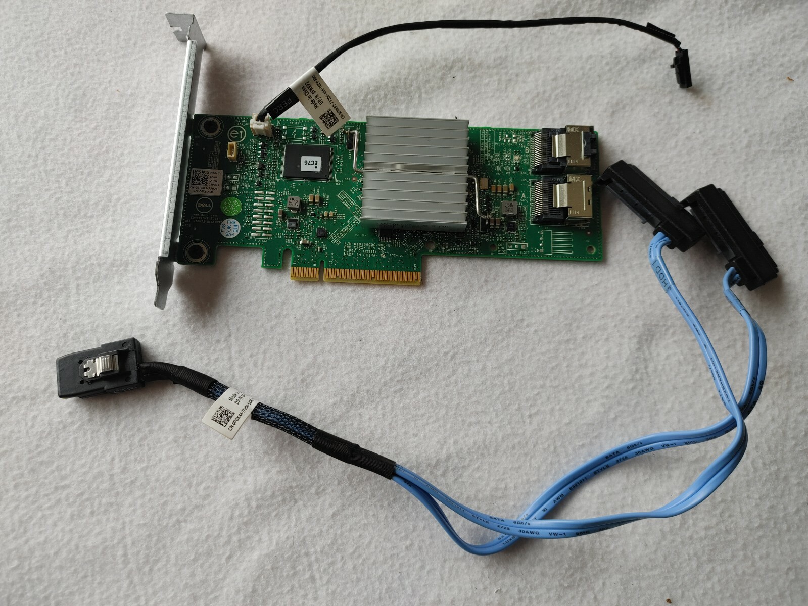 Dell HV52W PERC H310 8Port SAS 6Gbps PCIe 2.0 RAID Controller w/ Drive