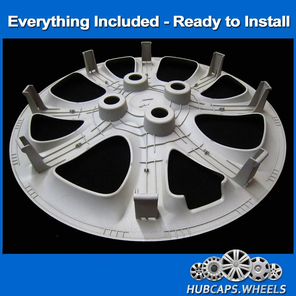 Tapacubos para Hyundai Accent 2012-2014 genuino de fábrica OEM 14 pulgadas cubierta de rueda 55569 Foto 3 de 4