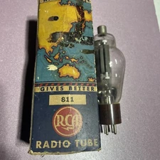 Vintage Radiotron 811 Tube With Box , Test Ok