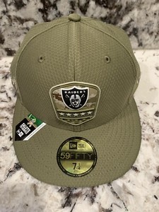 las vegas raiders salute to service hat