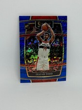 2021-22 Panini Select Isaiah Todd 65 Concourse Rookie BLUE SHIMMER PRIZM