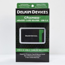 Image of Delkin USB 3.2 CFexpress Memory Card Reader - New UK Stock