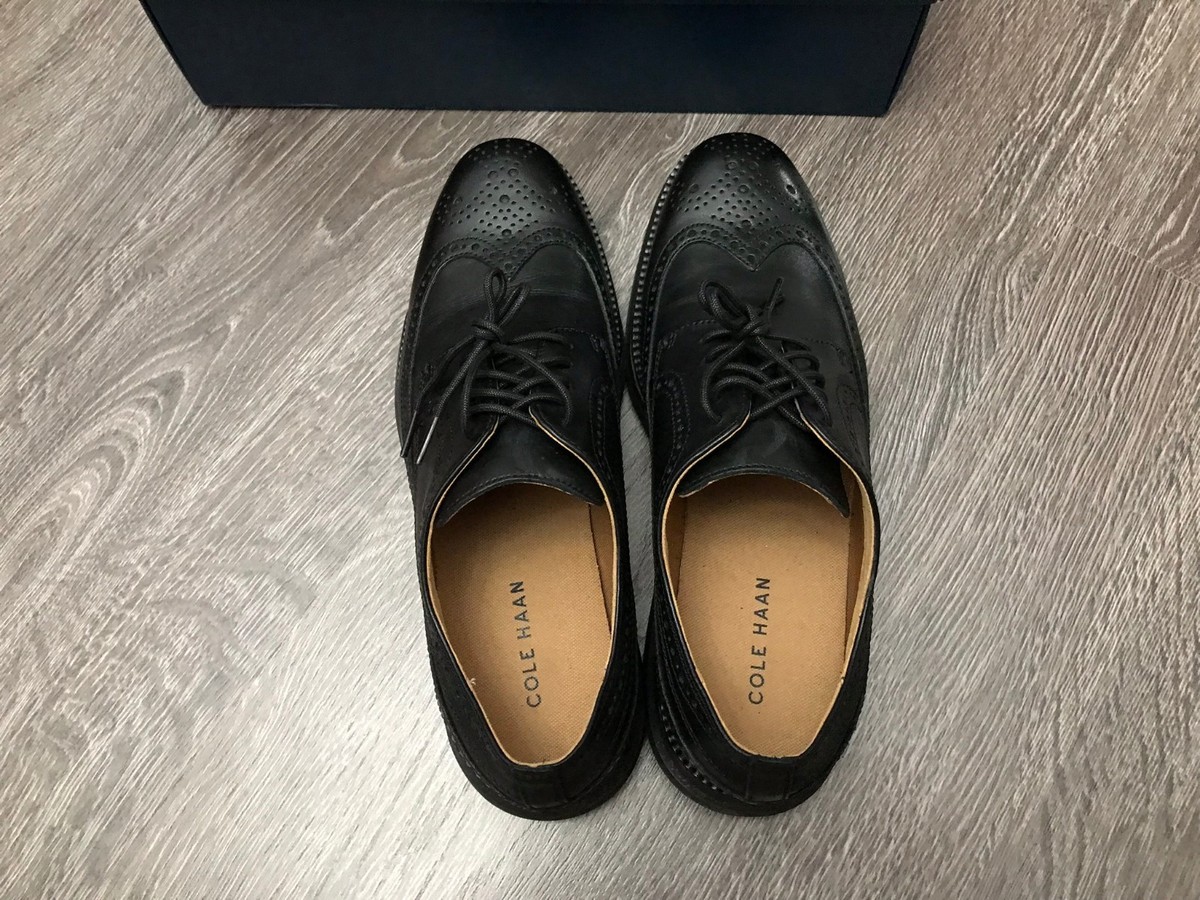 Cole Haan OriginalGrand Long Wing II LWN Leather Black