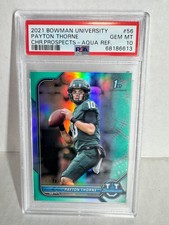 2021 Bowman U Best Payton Thorne rookie aqua /299 PSA 10 GEM MINT