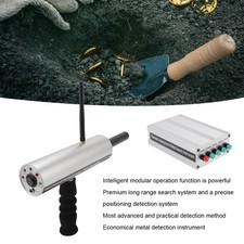 Metal detector portata 1000m profondità 15m alluminio argento finder