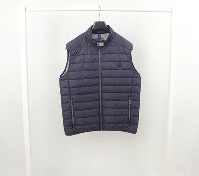 Men Brax Vest Navy Polyester L - Bild 1 von 4