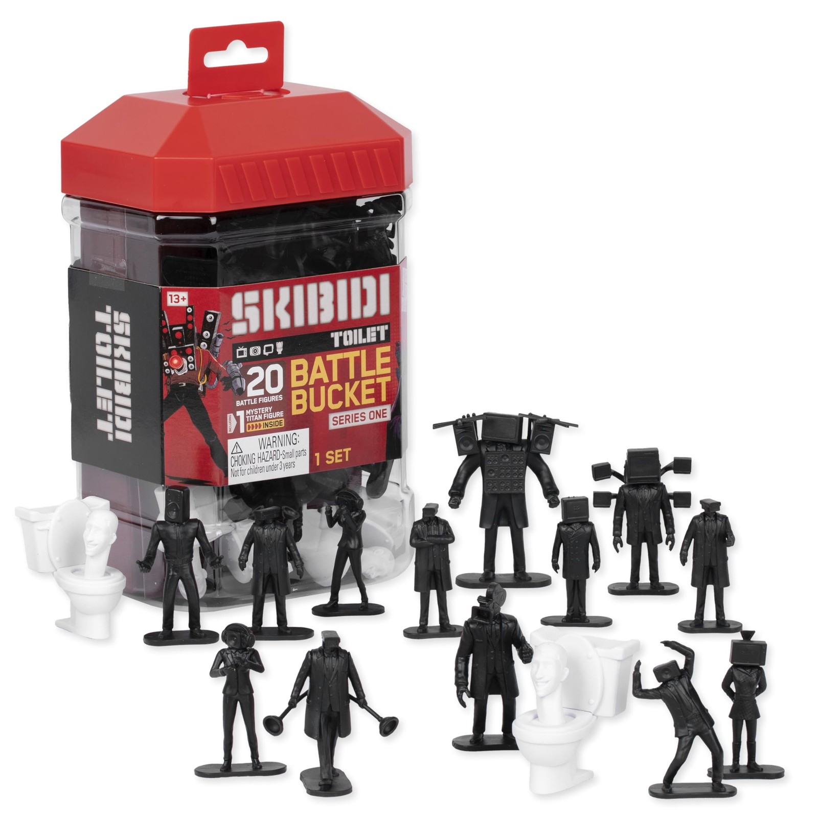 Skibidi Toilet BATTLE BUCKET Collectible Figures