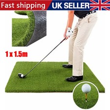 Tee Grass Golf Practice Mat Driving Range Mat Pitching Chipping 1m x 1.5m