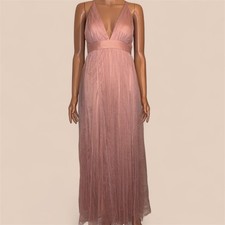 Elisabeth Pleated Tulle Formal Dress Size Small