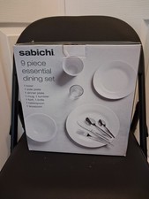 Sabichi 9 Piece Essential Dining Set Porcelain - Dinner Plates And Crockery