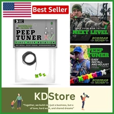 Archery Peep Tuner Fix Peep Rotation Easy to Install Durable Plastic