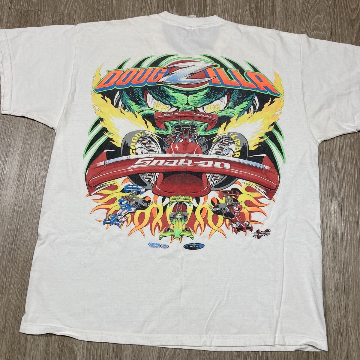 Snap-on Shirt XL 00s Y2k Dougzilla Race-car Racing Racer Indy-car