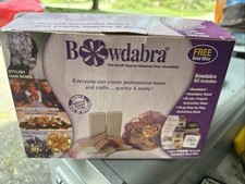 VTG  Bowdabra Bow Maker With  included VHS Tape Direction Booklet & Wire.  Clean