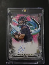 Caleb Williams 2024 Topps Inception Football Rookie Auto Pink 50/99 RC #RA-CW