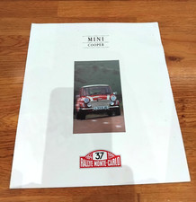CLASSIC MINI MONTE CARLO NOS ROVER BROCHURE WITH JOHN COOPER GARAGES CONVERSION
