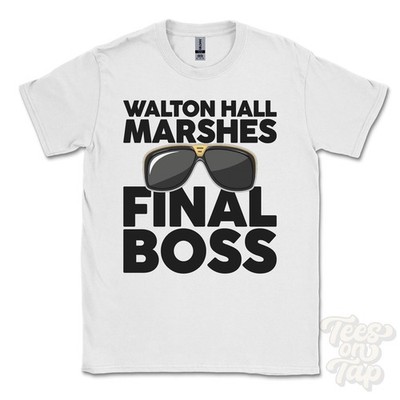 WALTON HALL MARSHES FINAL BOSS T-SHIRT lustiges Weihnachtsgeschenk Walton-on-the-naze Essex