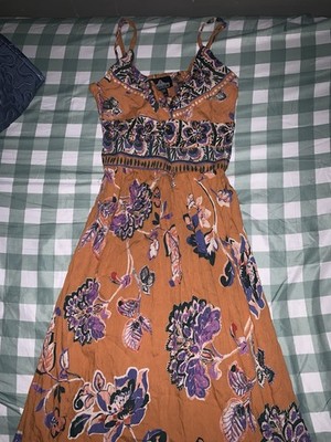 chinese dress ladies Angie Floral Twist Front Maxi Sundress in Blue at Nordstrom Rack, Size Small main image 1