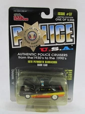 Racing Champions Police USA #37 1970 Plymouth Barracuda DARE Car