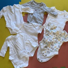 Baby Unisex Neutral Newborn Vest Clothes Bundle Various Brands Including H&M