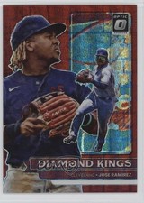 2022 Donruss Optic Diamond Kings Red Pandora Prizm 99/99 Jose Ramirez #7 1t2u