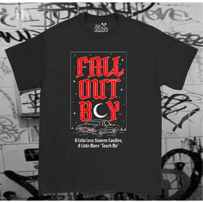 The Brave rock Fall Out Boy T-shirt, re-printed on new fabric.