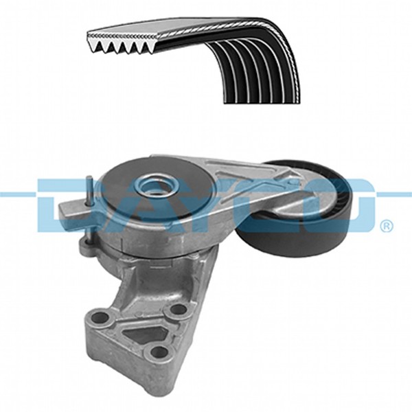 Dayco Keilrippenriemensatz FüR VW Golf V 1K1 5M1 521 5K1 Audi A3 8P1 8PA 8P7-image