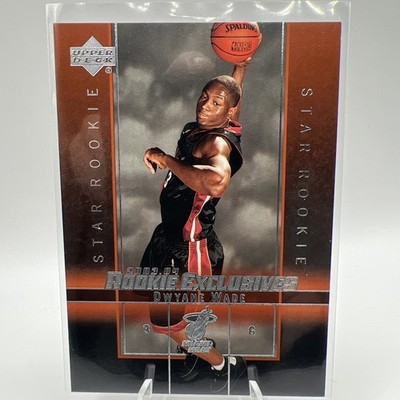2003-04 Upper Deck Rookie Exclusives - Star Rookie Dwyane Wade #5 (RC)