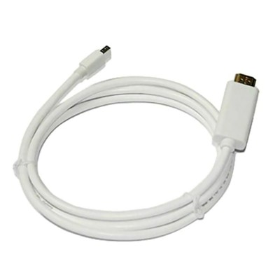 1.8m/6ft Thunderbolt Mini DisplayPort DP to HDMI Adapter Cable for Mac Macbook f